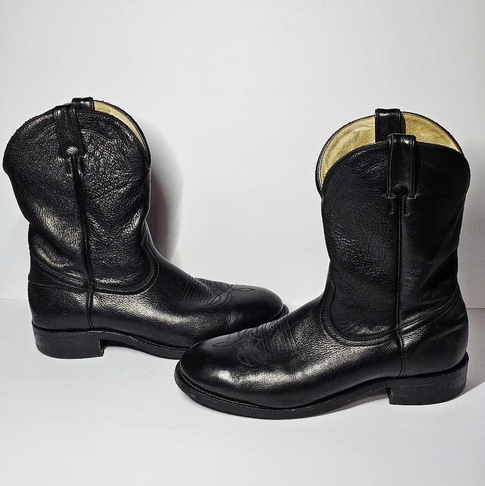 Vintage Biltrite Boulet Black Cowboy & Western Boots